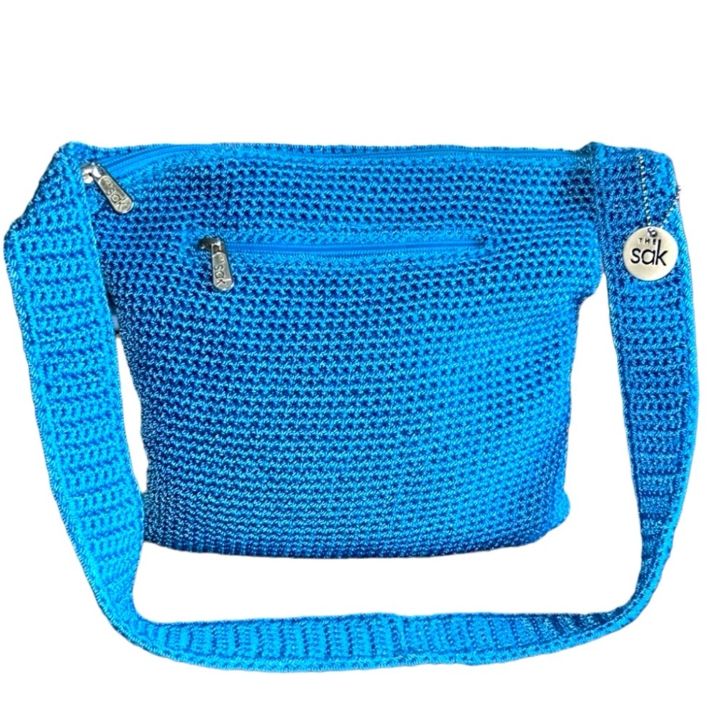 The Sak Original Everyday Tote Single Strap Shoulder Bag Turquoise Blue - Picture 2 of 9